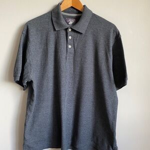 Beverly Hills Polo Club Men's Modern‎ Fit Gray Short Sleeve Polo Golf Shirt XL